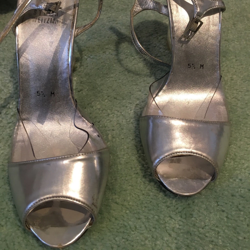 Lucite Stuart weitzman heels